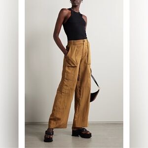 Vince Fluid Wide-Leg Cargo Trousers size 8